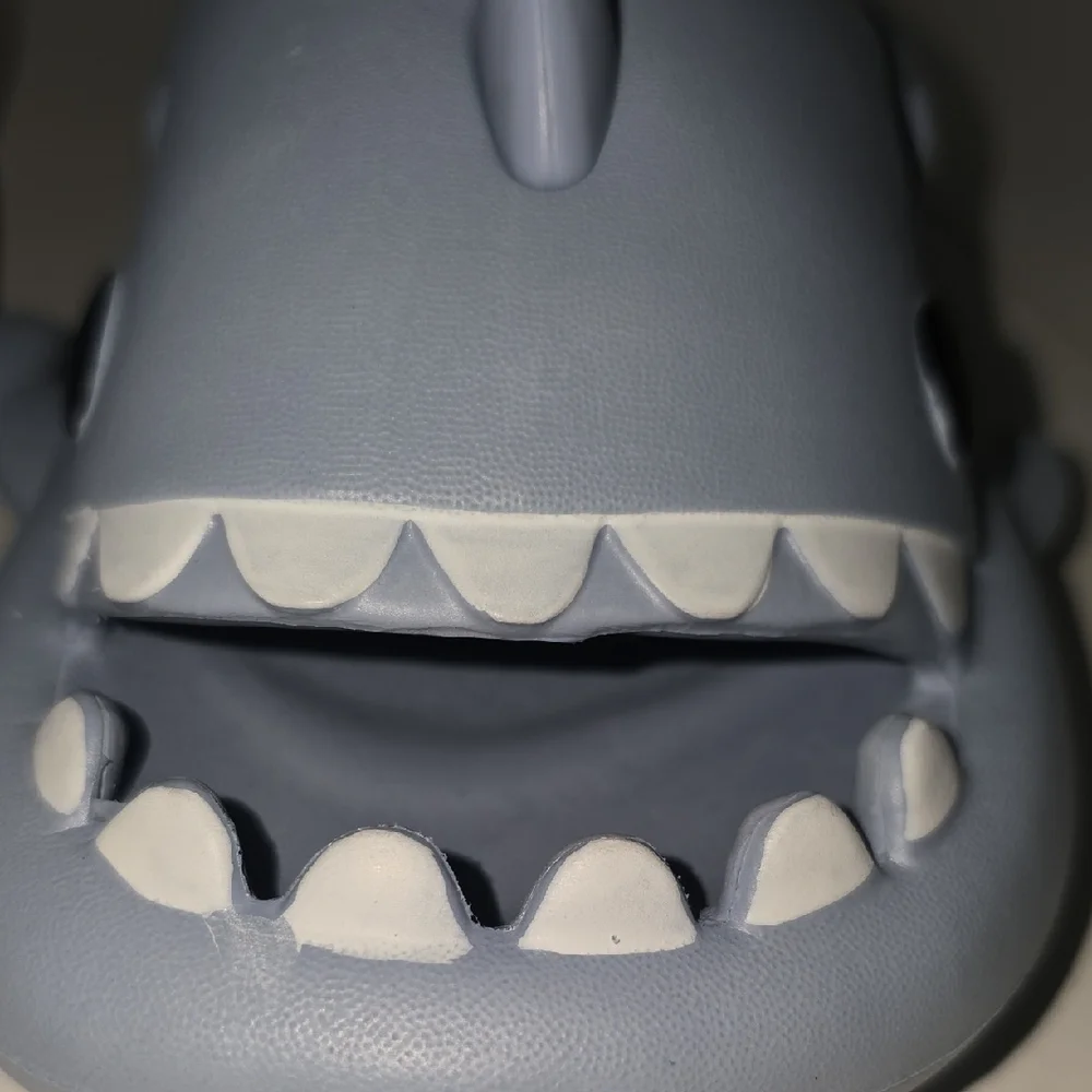 Kids Shark Design Shoes - Gray